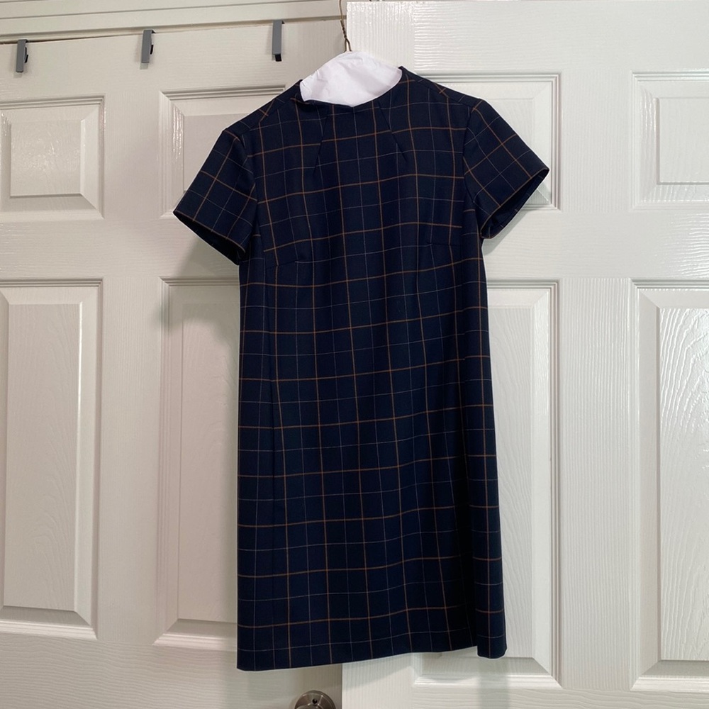 Theory Plaid Mini Dress - size 2